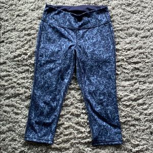 Reversible Athleta capris, size M